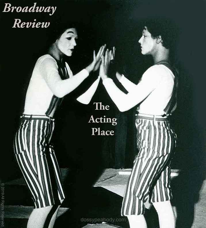 Dossy Peabody and James Beaman appearing in “Broadway Review ” directed by Mickey Coburn at The Acting Place in Beverly, Ma.